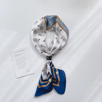 NUBI Square Silk Scarf