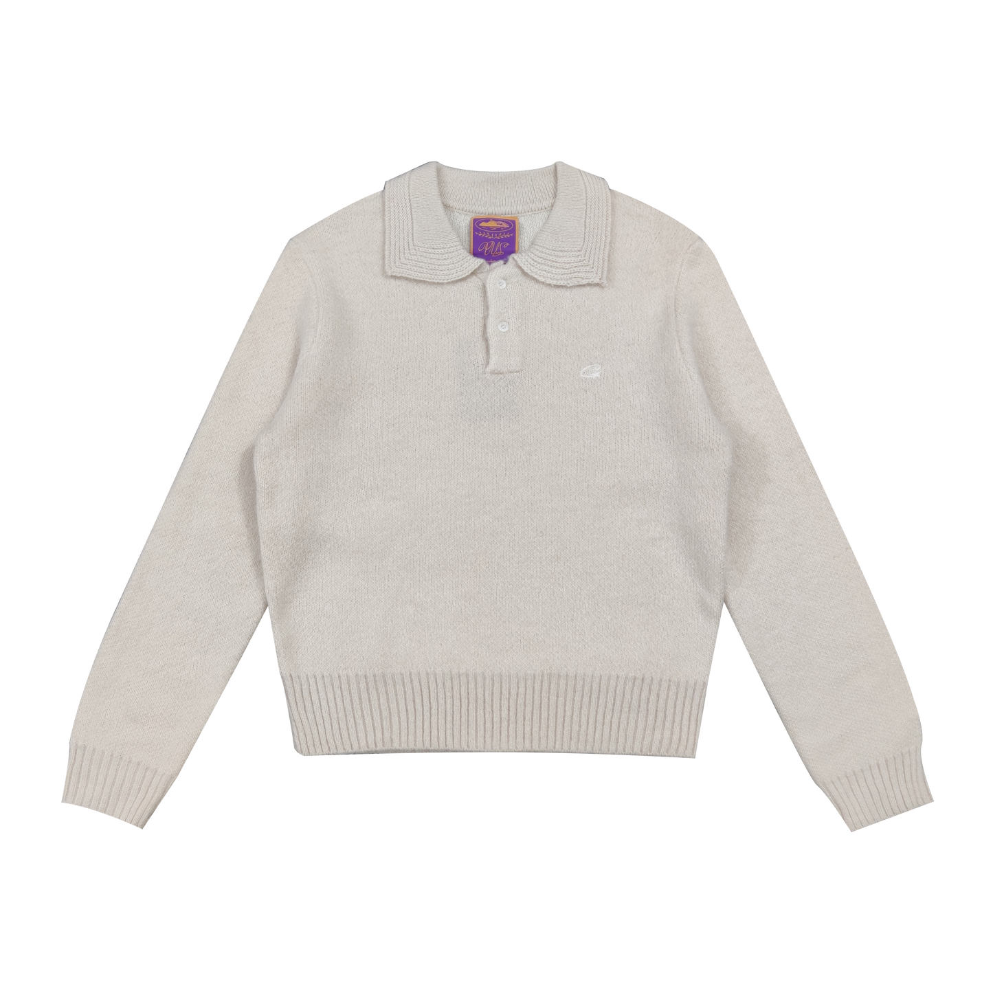 CORTEIZ MOHAIR FUZZY COLLAR SWEATER