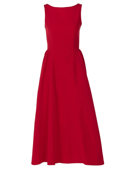 Hepburn Sleeveless Temperament Waist Slim Dress