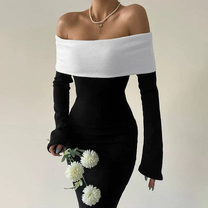 THE 'Martia' STAPPED SHEATH DRESS