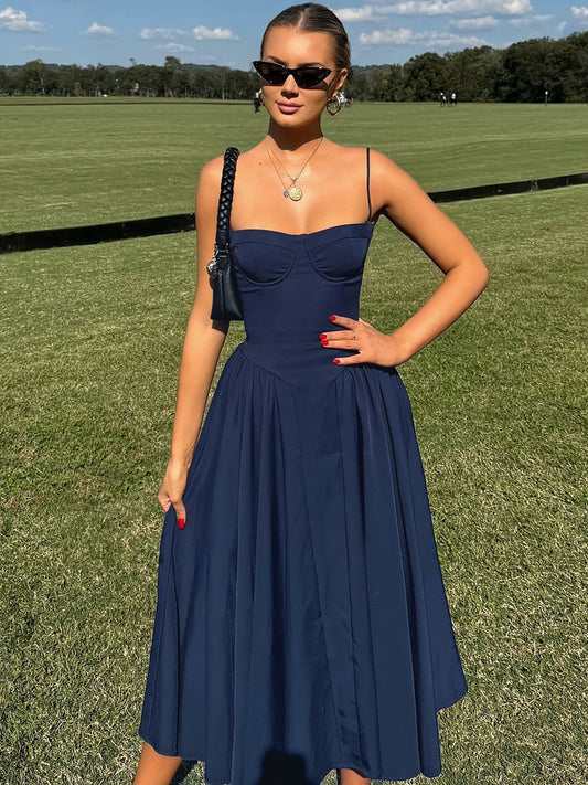 THE French Royal Elegant Suspender Dress