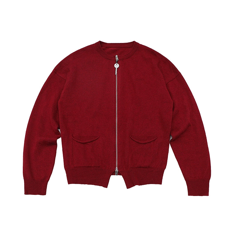 MASONPRINCE Wool Crewneck Light Cardigan