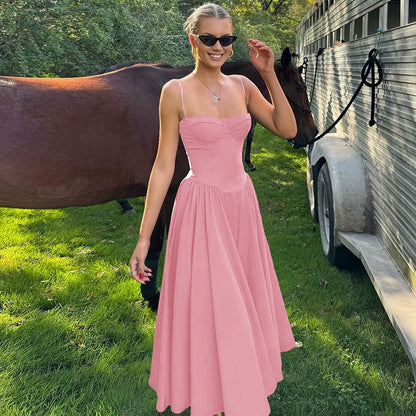 THE French Royal Elegant Suspender Dress