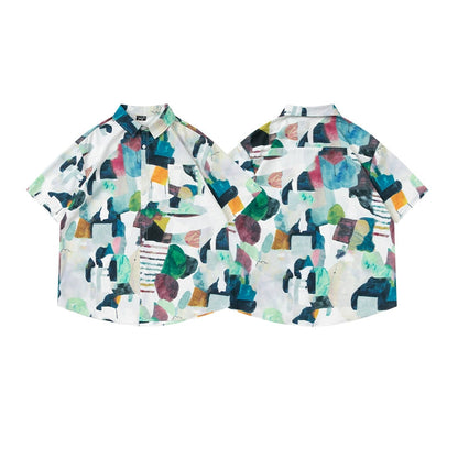 NUBI 'Moods' Summer Short-sleeve Shirt