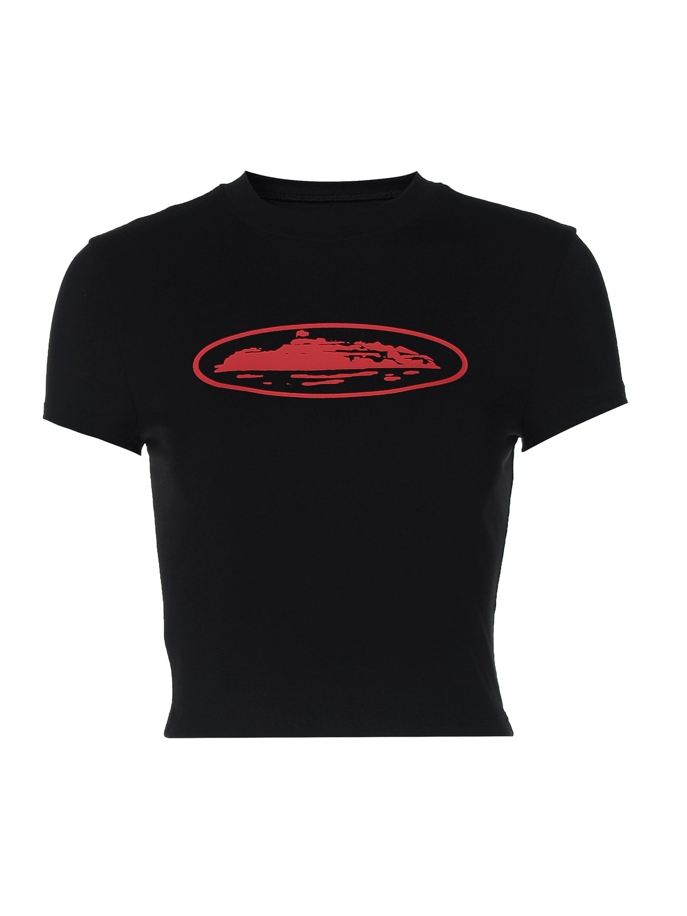 WMNS ALCATRAZ BABY TOP [BLACK & RED]