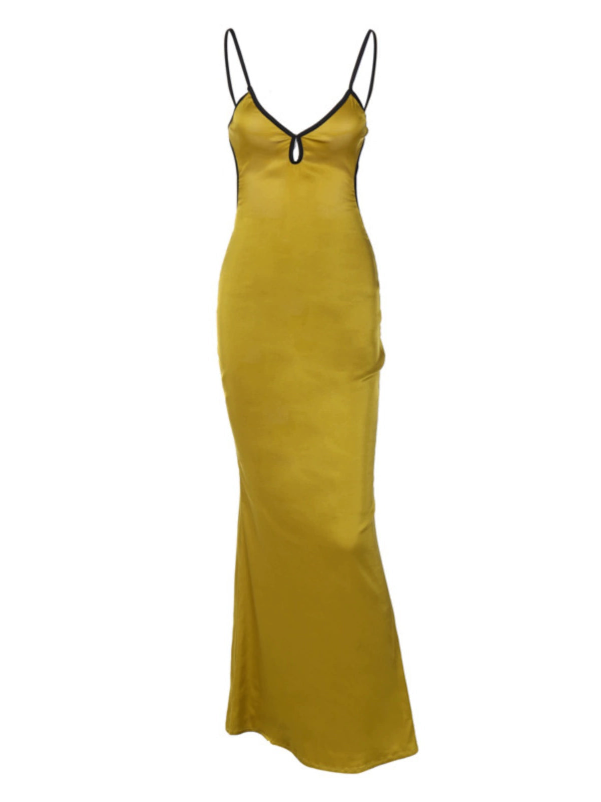 The French Silky Slip Long Dress