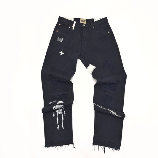 GALLERY DEPT FUCK FACE DENIM