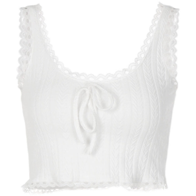 The Simplic Knit Cami Crop Top