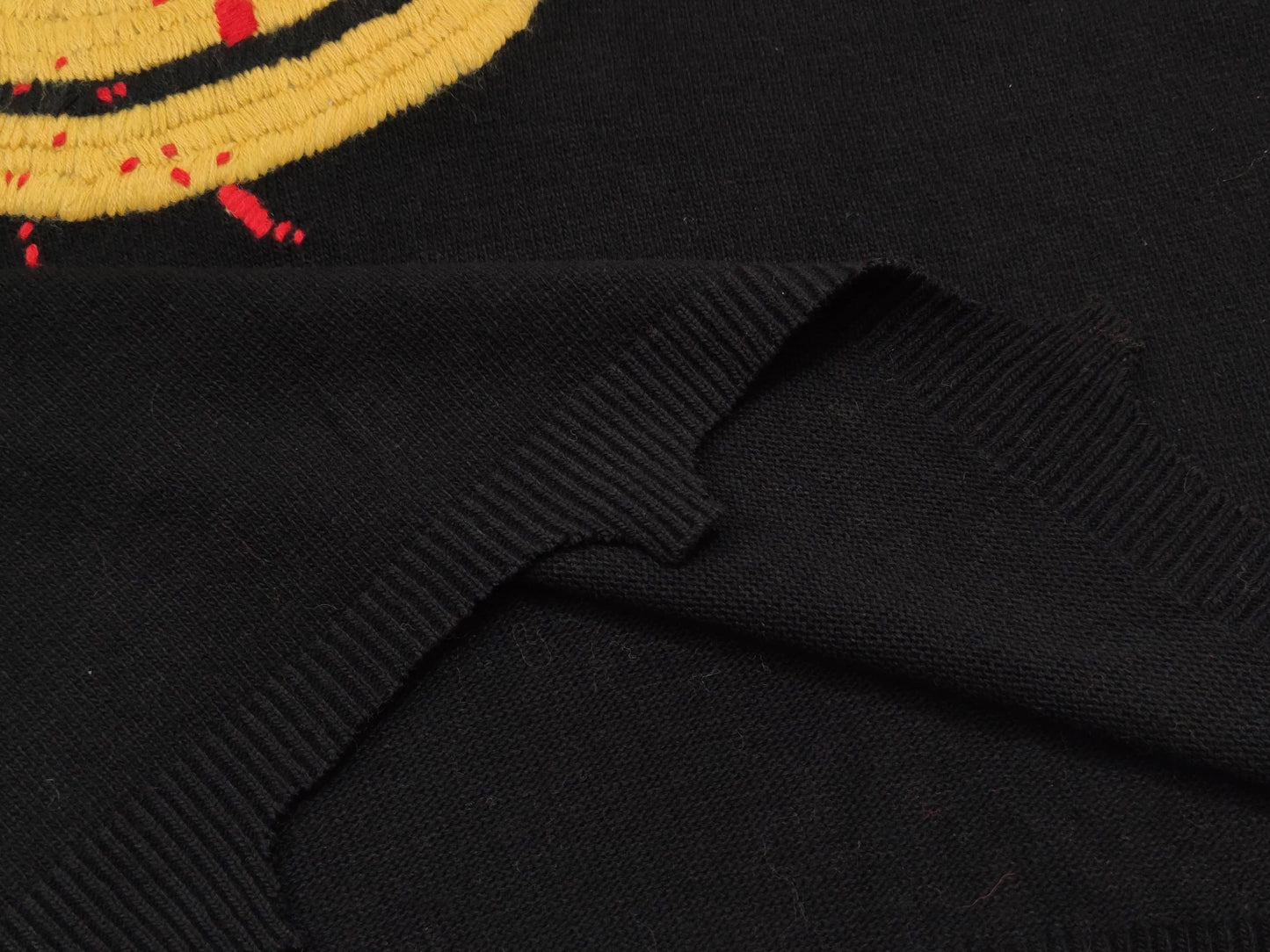SAINT MICHEAL x CPFM SMILEY FACE WOOL SWEATER