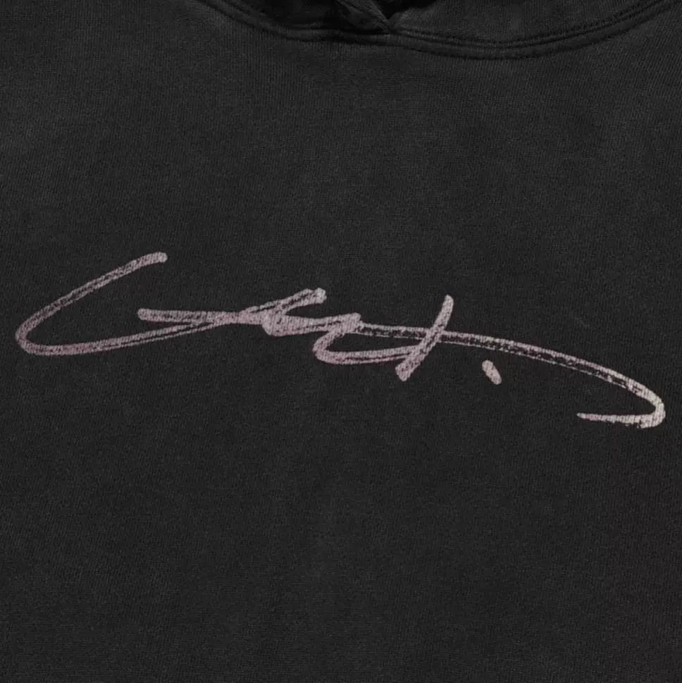 MONEY SIGNATURE DISTRESSED HOODIE