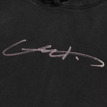 MONEY SIGNATURE DISTRESSED HOODIE