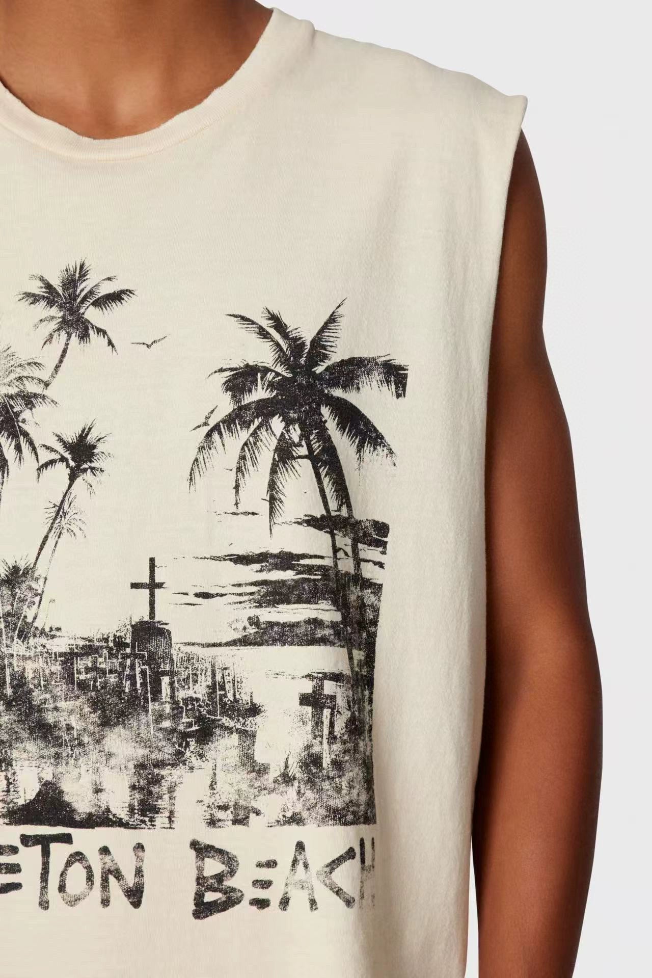 GALLERY DEPT DAY NIGHT SLEEVELESS TEE
