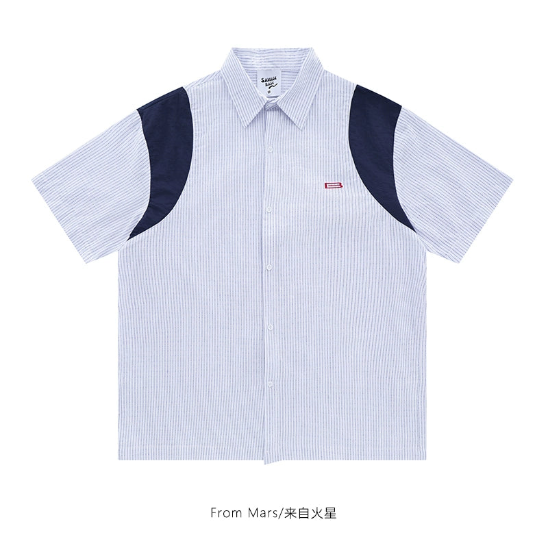 NUBI 'Bold' Striped S/S Shirts