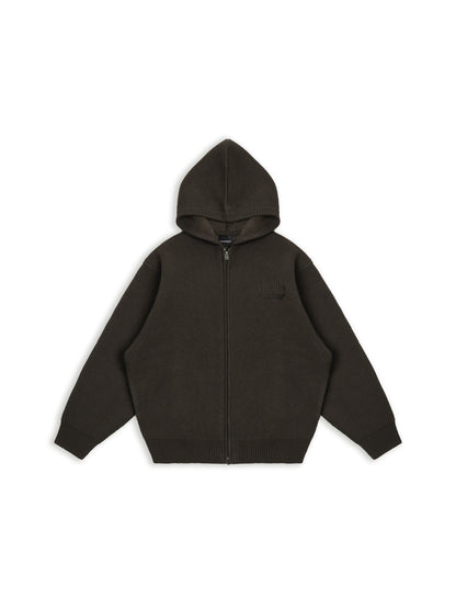 MASONPRINCE Self-Heating Hooded Zipper Cardigan