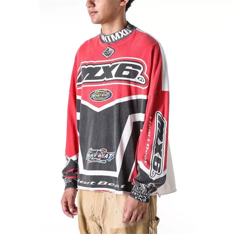 SAINT MICHAEL 25SS MX6 RACING-STYLE L/S TEE