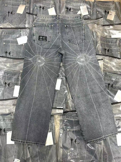 THUG CLUB Chain Stitch Denim Pants