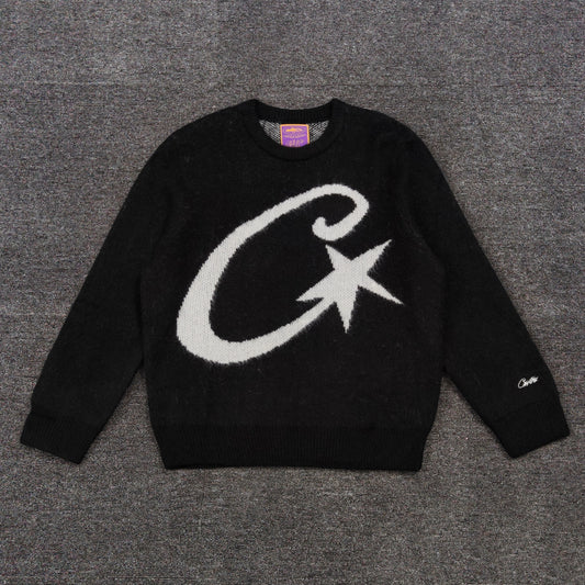 CORTEIZ C STAR MOHAIR KNIT SWEATER