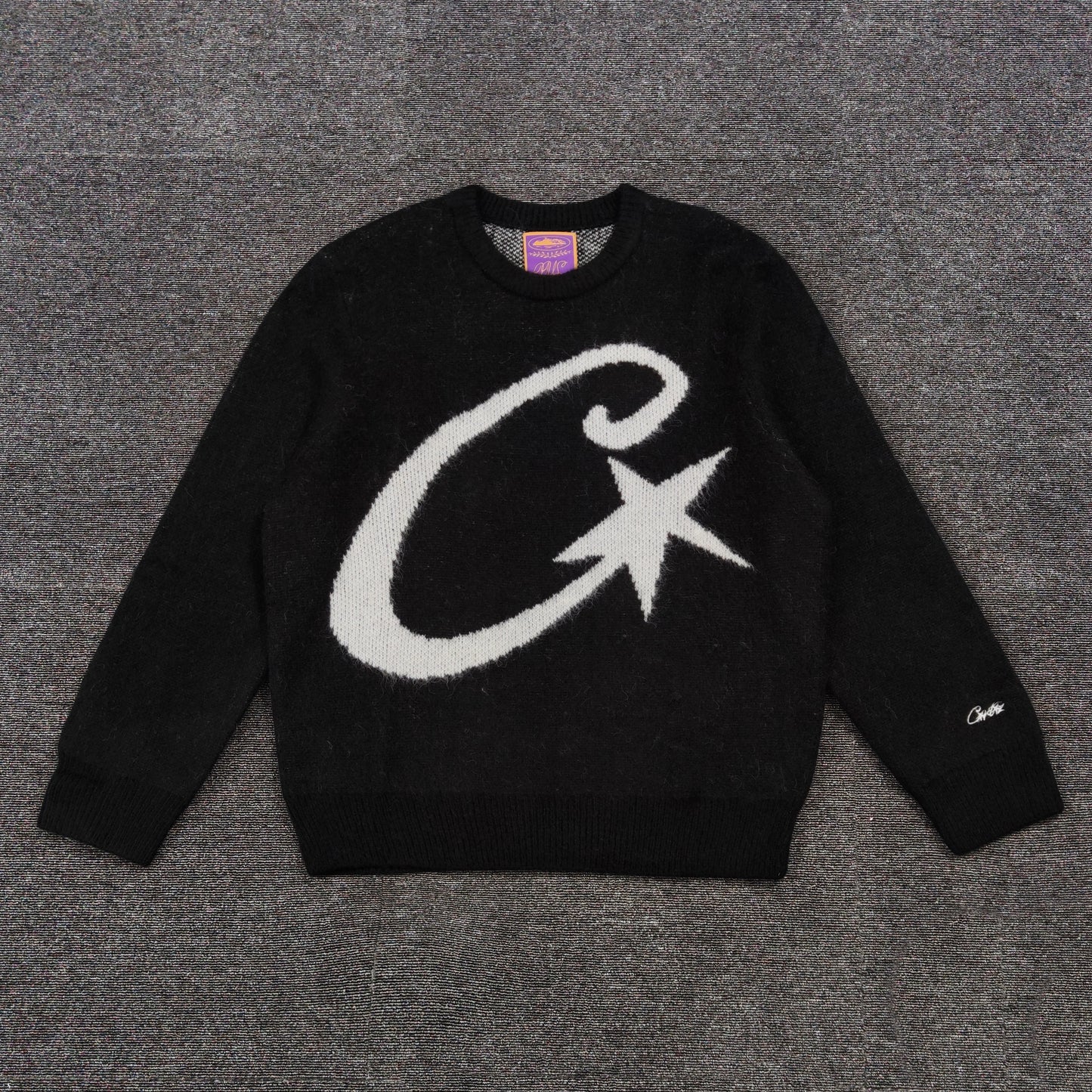 CORTEIZ C STAR MOHAIR KNIT SWEATER
