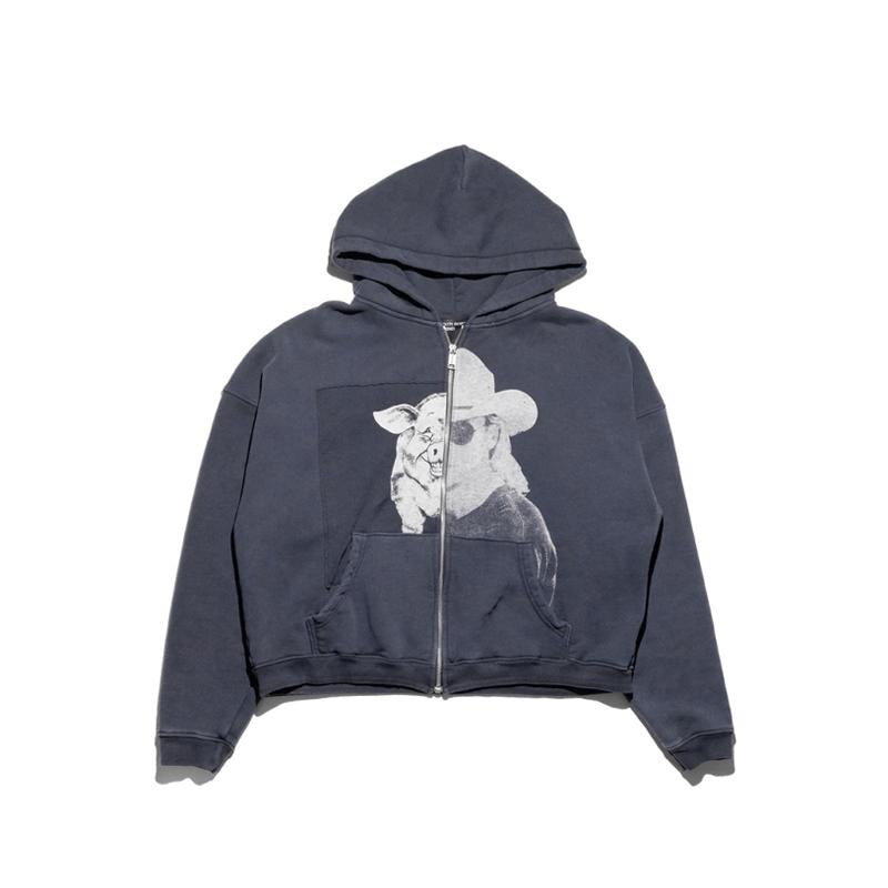 ENFANT RICHE DEPRIME PIG ALLEN JACKSON ASSEMBLAGE HOODIE