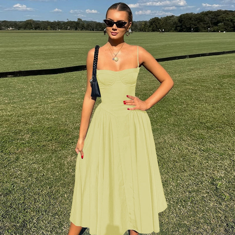 THE French Royal Elegant Suspender Dress
