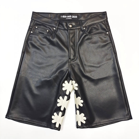 LOSTSHDWS  leather shorts