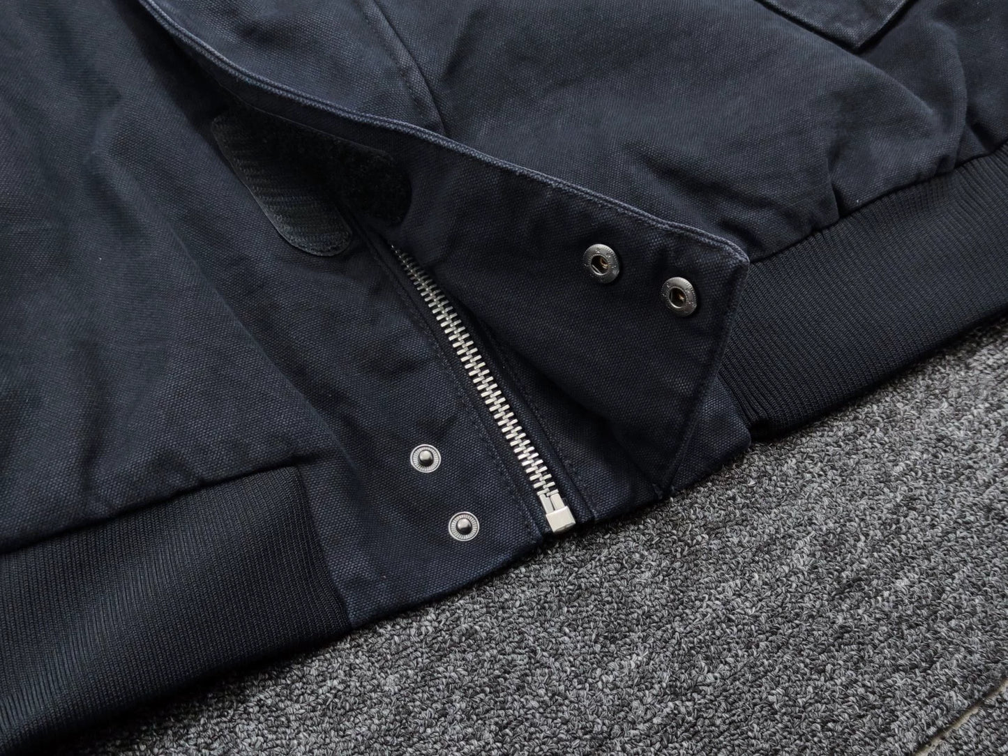 ENTIRE W2 BOMBER WASHED DISTRESSED JACKET