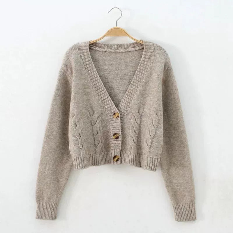 Button Knitwear Cardigan Sweaters