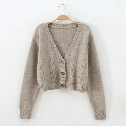 Button Knitwear Cardigan Sweaters