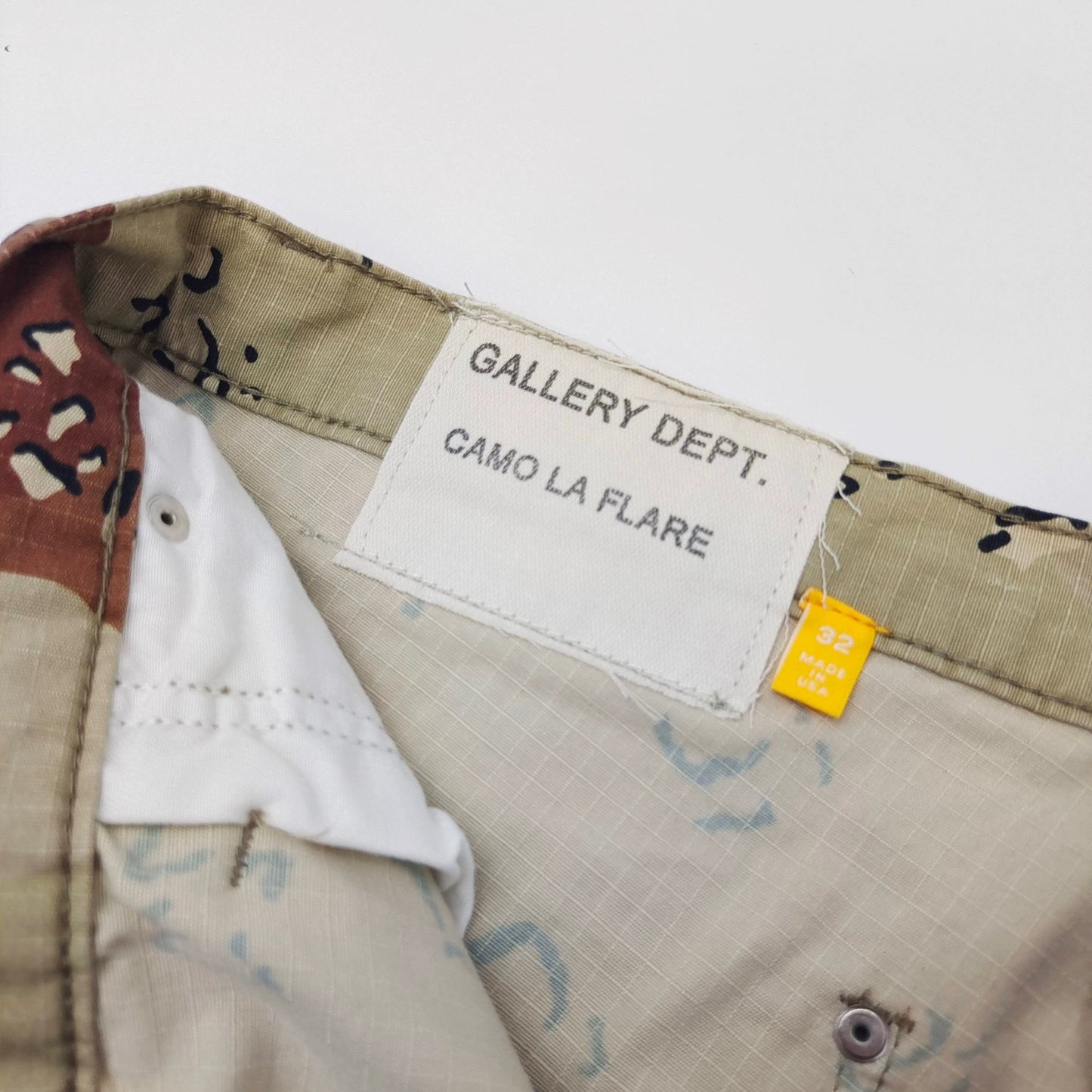 GALLERY DEPT LA CAMO FLARE PANTS