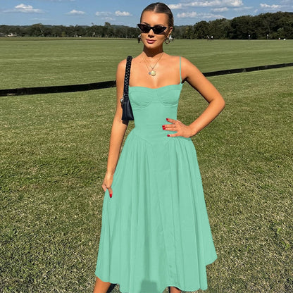 THE French Royal Elegant Suspender Dress