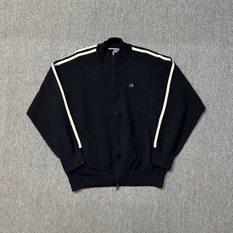 CORTEIZ ALCATRAZ KNITTED CARDIGAN [Black]