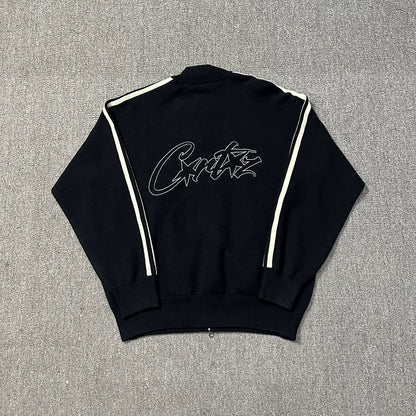 CORTEIZ ALCATRAZ KNITTED CARDIGAN [Black]