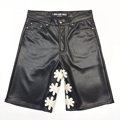 LOSTSHDWS  leather shorts