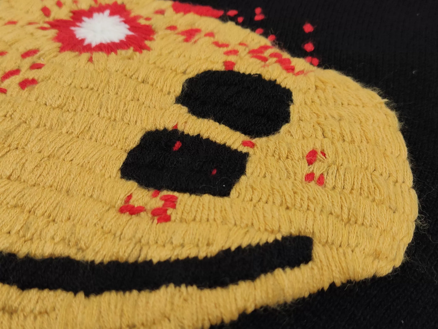 SAINT MICHEAL x CPFM SMILEY FACE WOOL SWEATER
