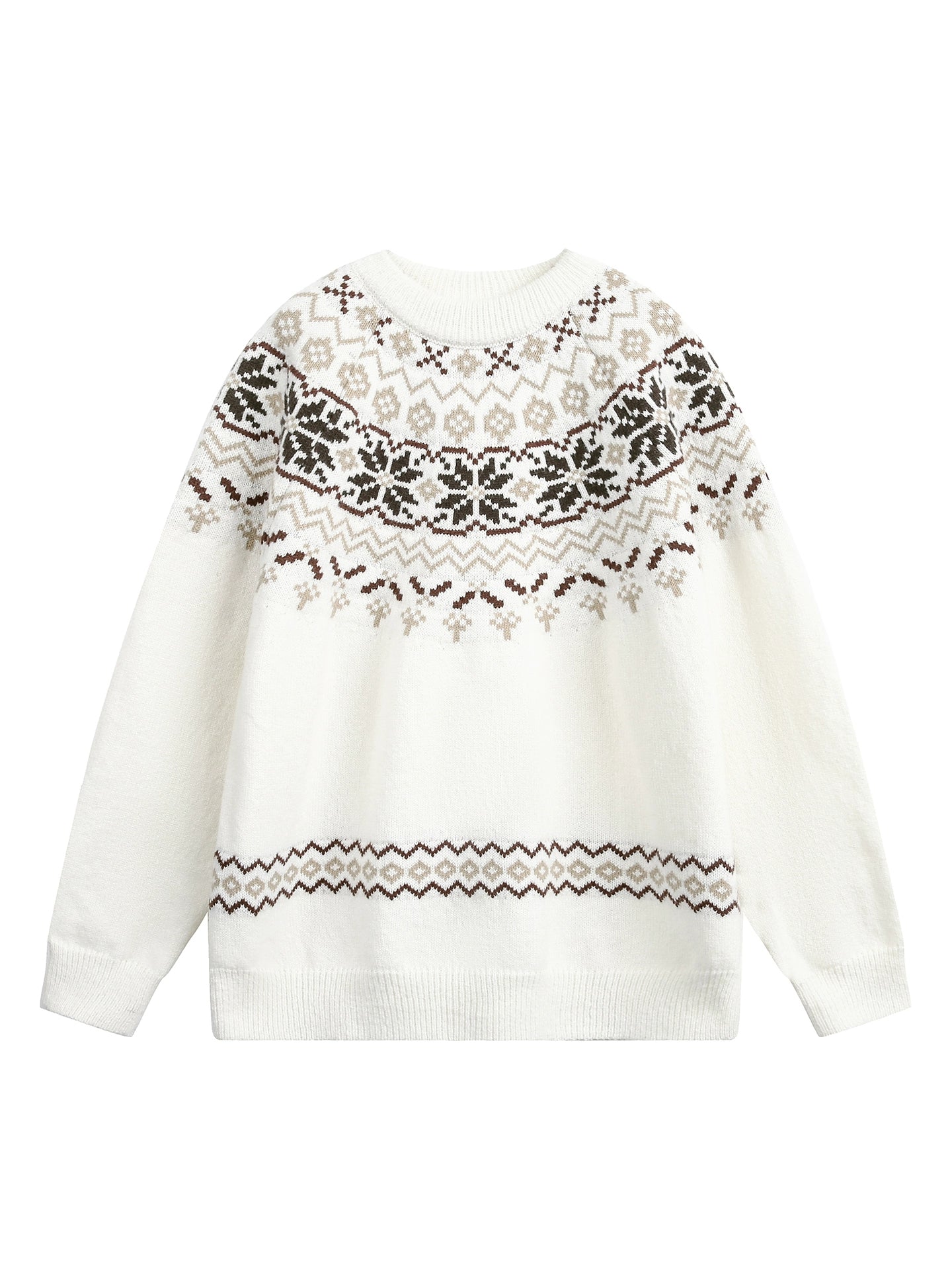 Island pullover knitted sweater