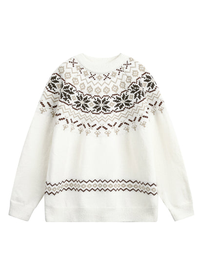 Island pullover knitted sweater