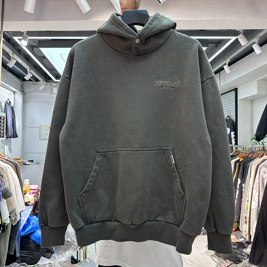 REPRESENT MAN HOODIE [Army Green]