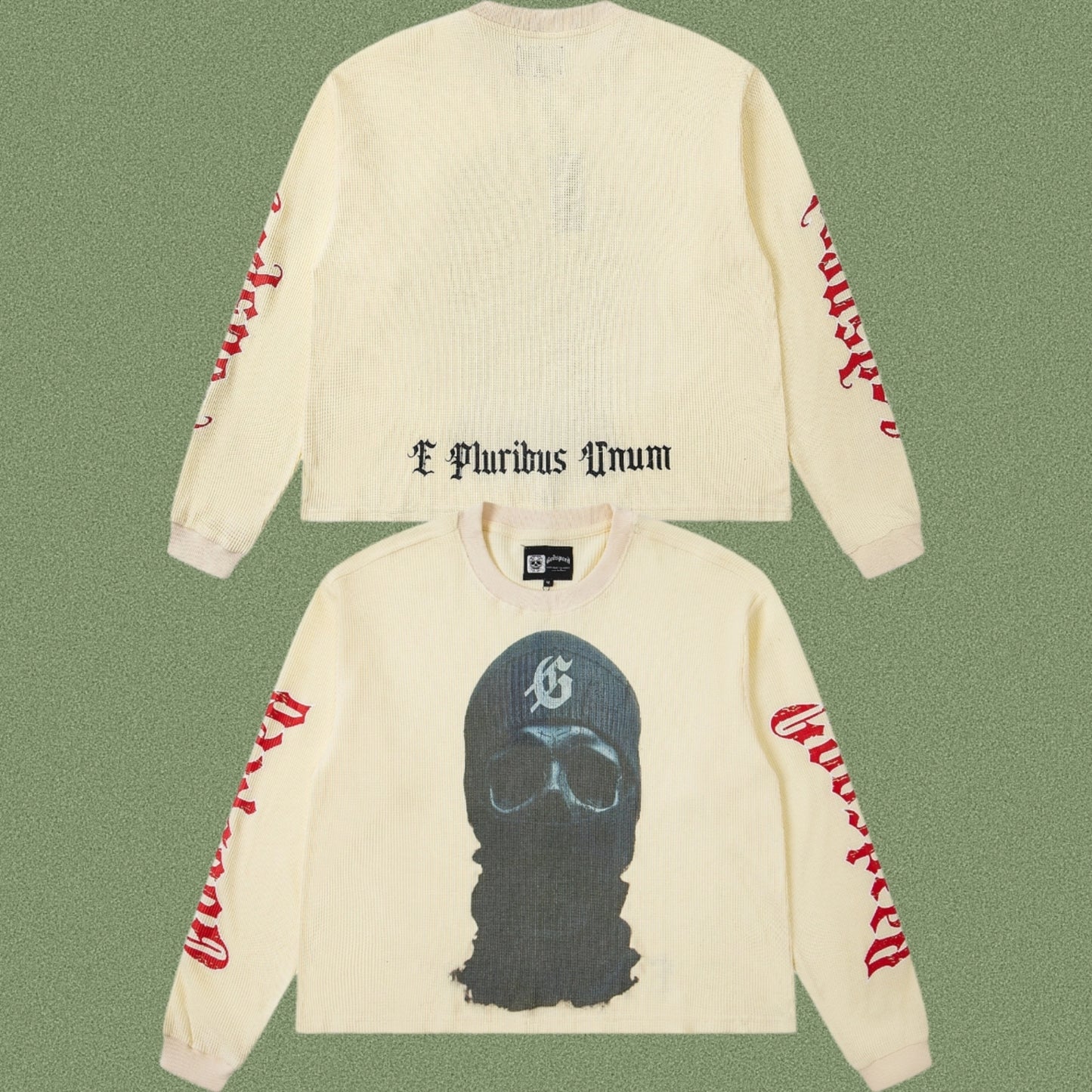 Godspeed Classic Skull Print West Coast Long Sleeve T-Shirt