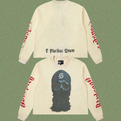 Godspeed Classic Skull Print West Coast Long Sleeve T-Shirt